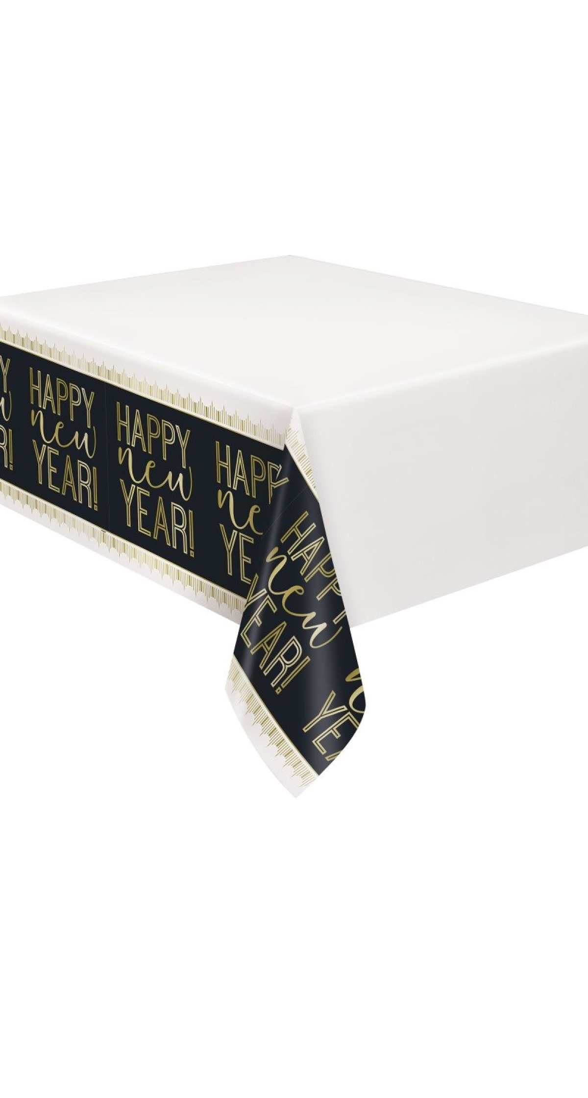 New Years Roaring  Plastic Table Cover - 54" x 84"