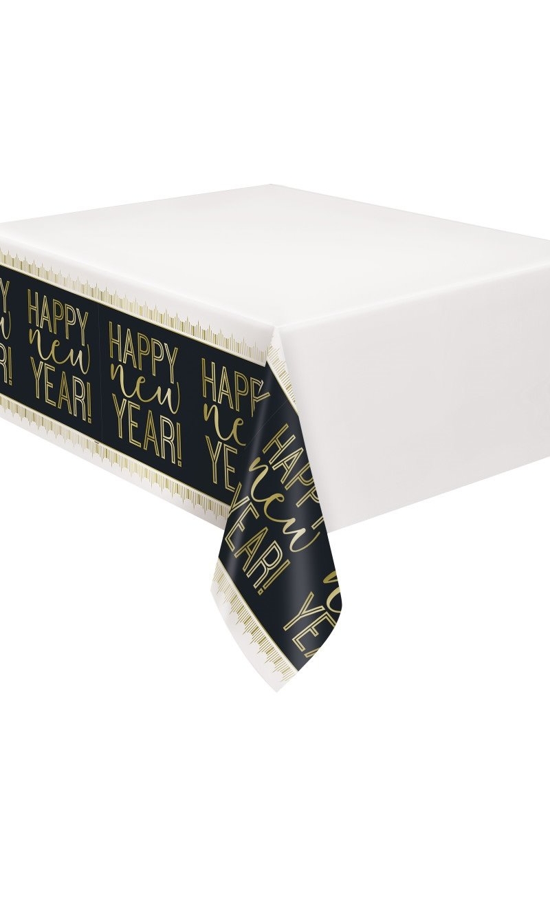 New Years Roaring  Plastic Table Cover - 54" x 84"