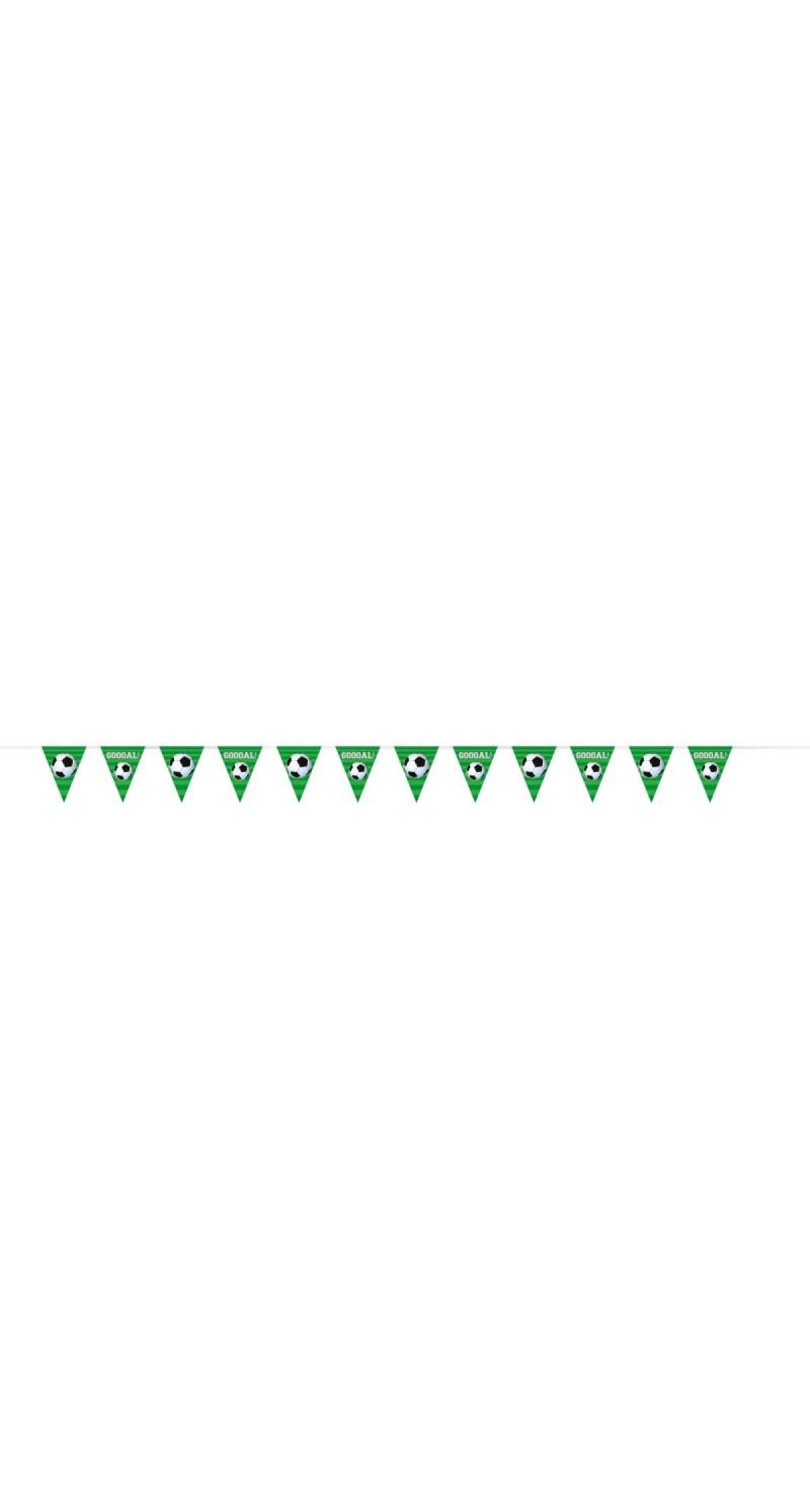Football Plastic Flag Banner - 12 ft