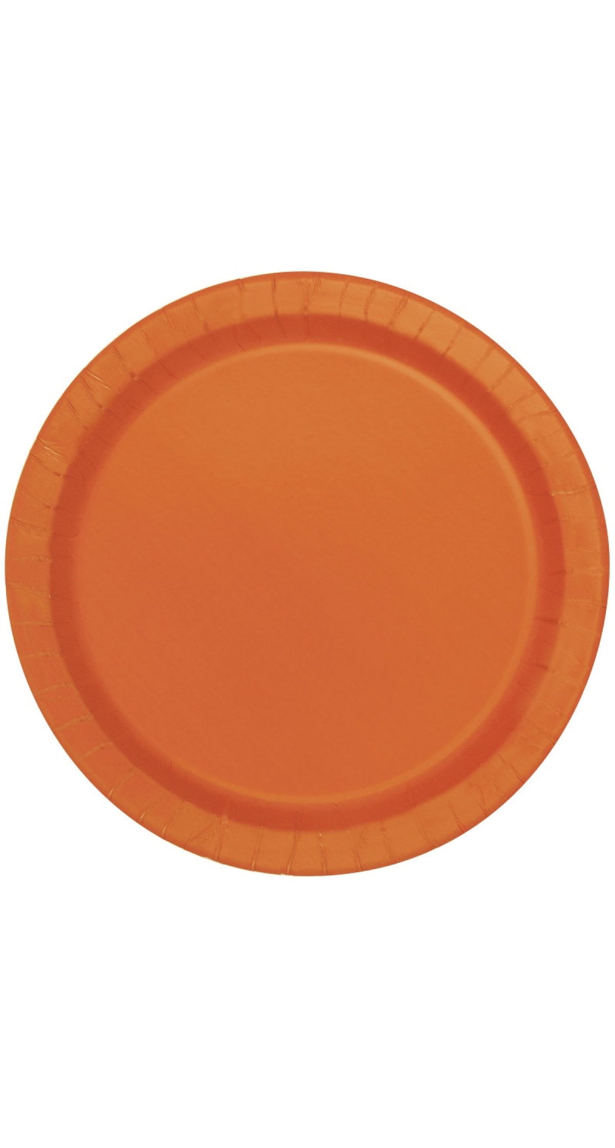Pumpkin Orange 7 Inch Dessert Plates - 20pk