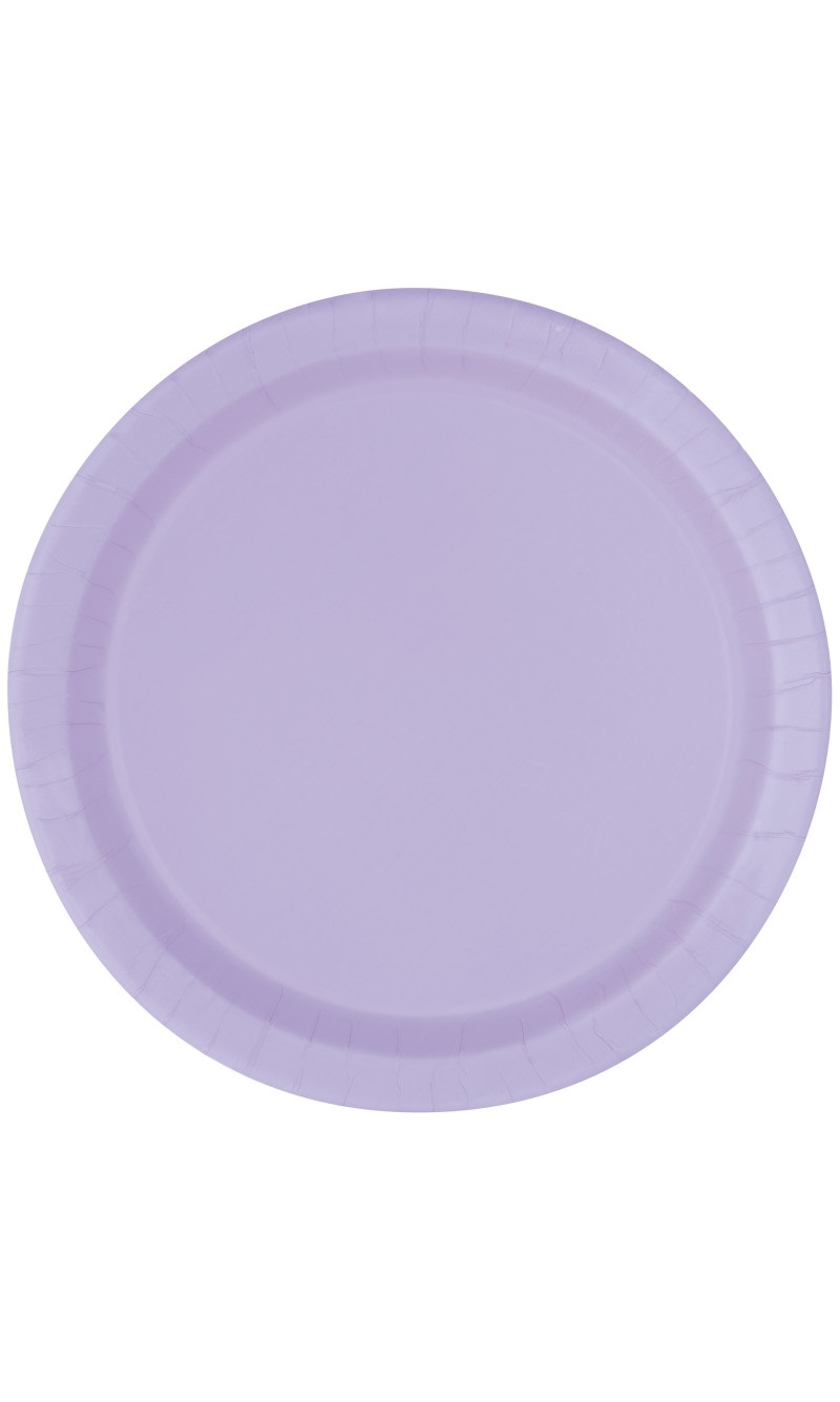 Lavender 9 Inch Dinner Plates - 16pk