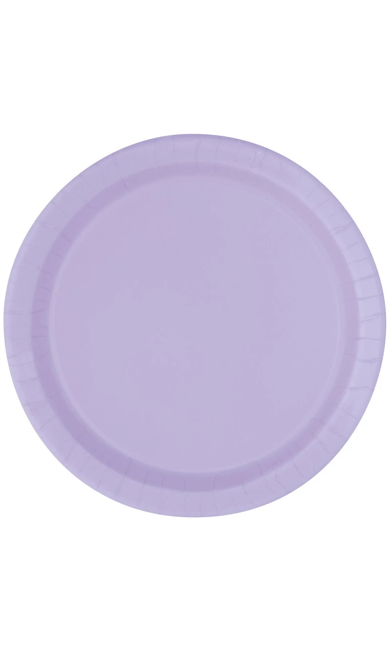 Lavender 9 Inch Dinner Plates - 16pk