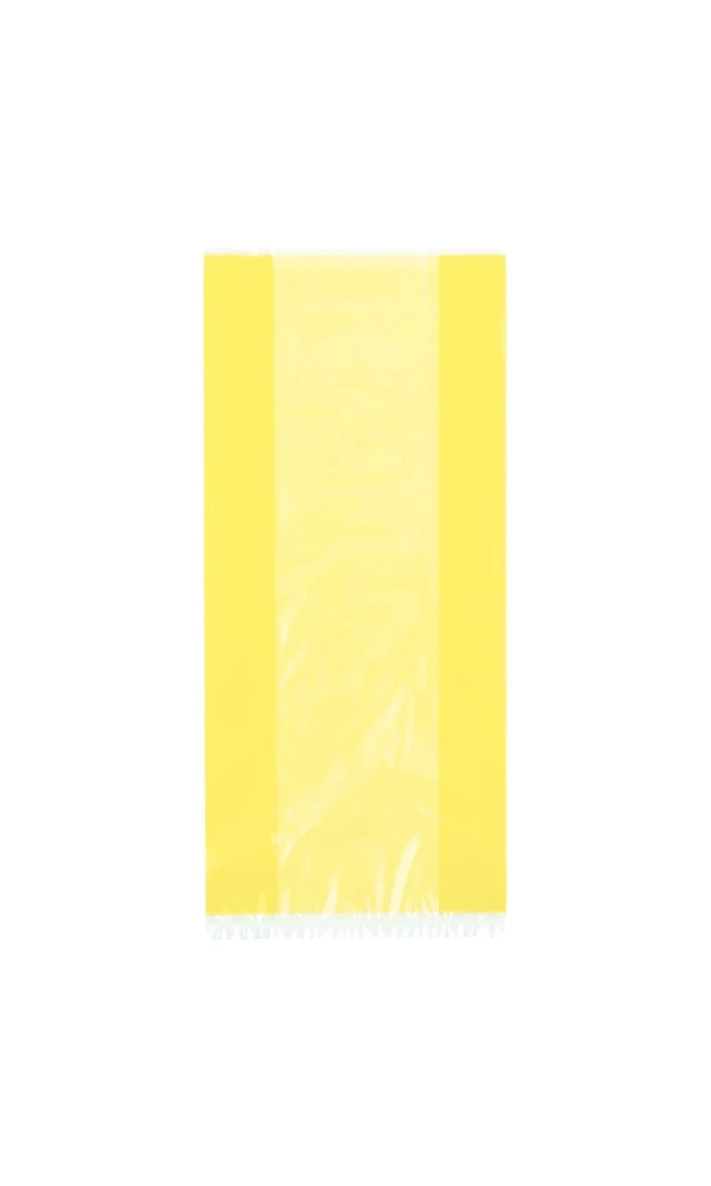 Yellow Cellophane Bags (12.7cm x 28cm) - 30pk