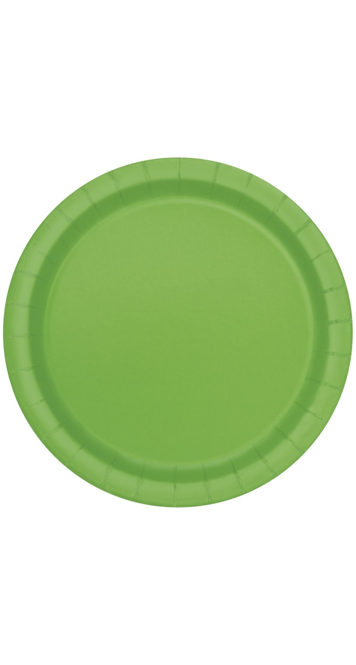 Lime Green 9 Inch Dinner Plates - 16pk
