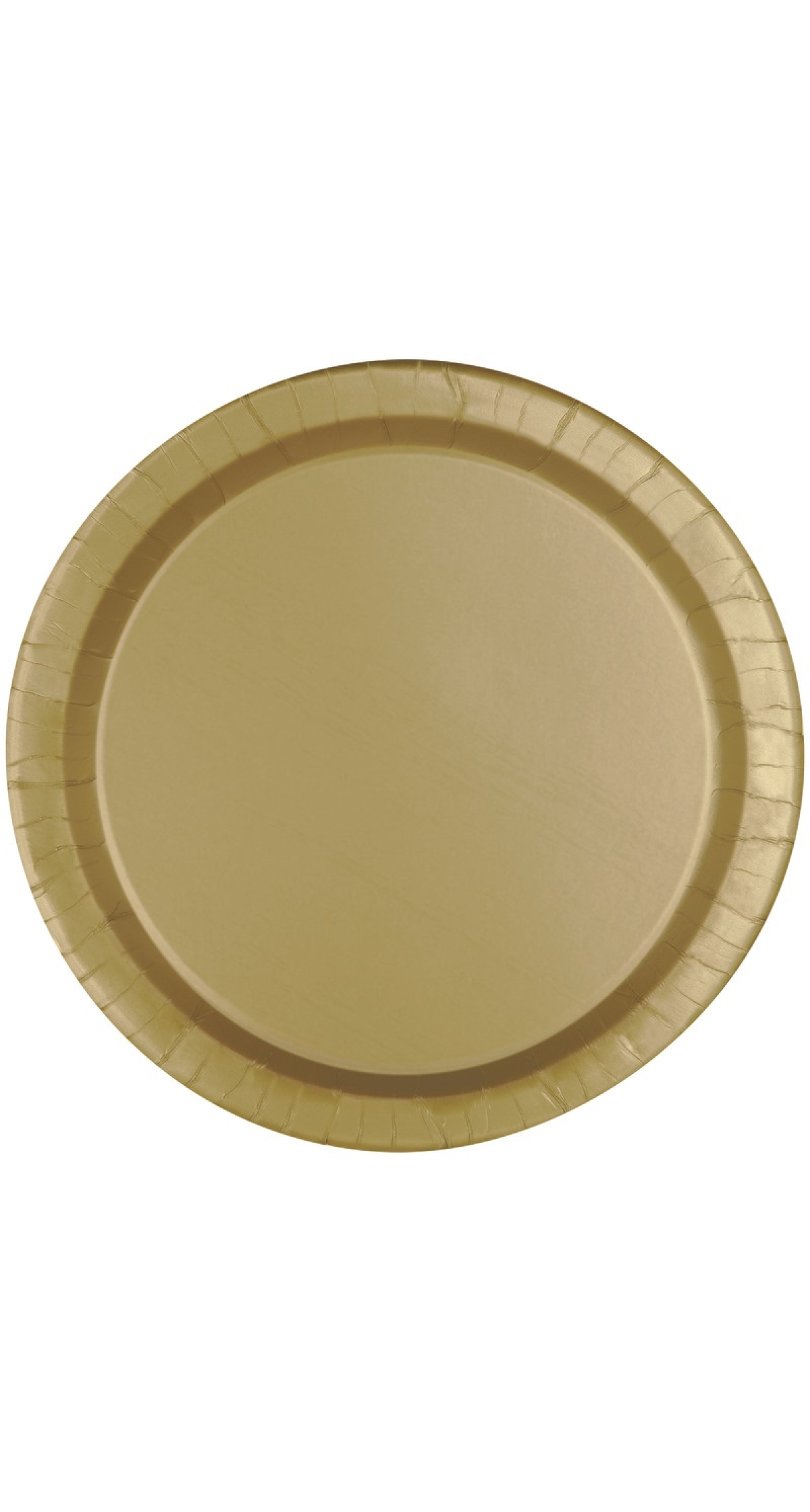 Gold 9 Inch Dinner Plates - 16pk