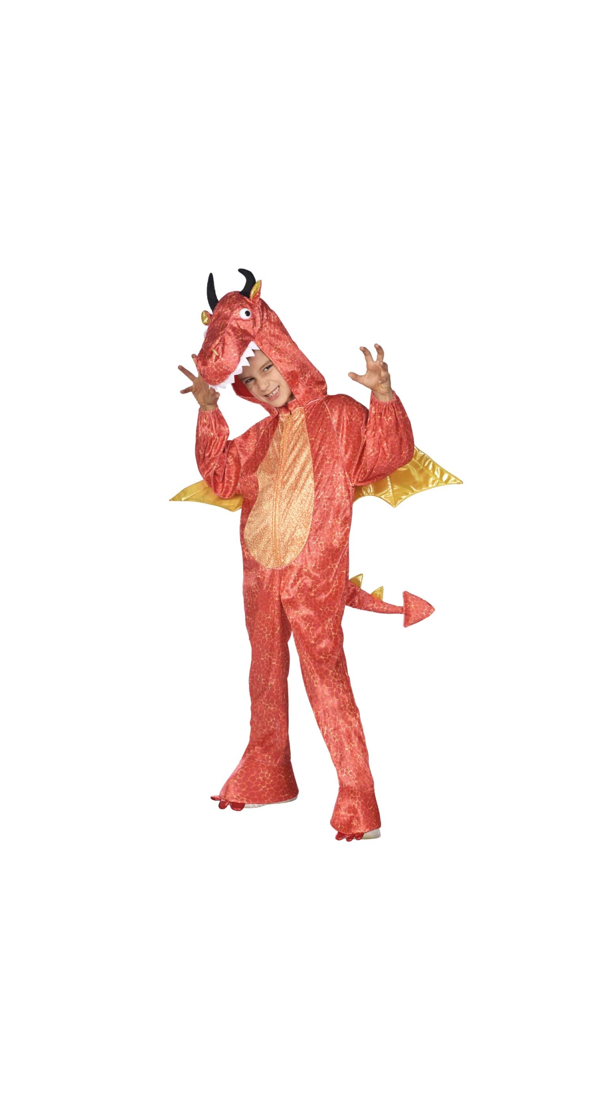 Fire Dragon Costume - Age 12 to 14 Years - Image 2