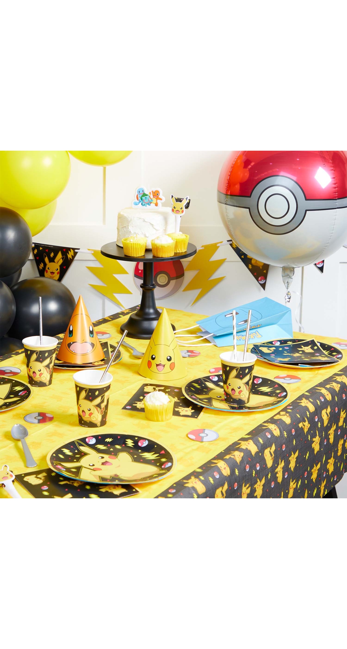 Pokemon Pikachu Paper Plates 23cm - 8pk - Image 2