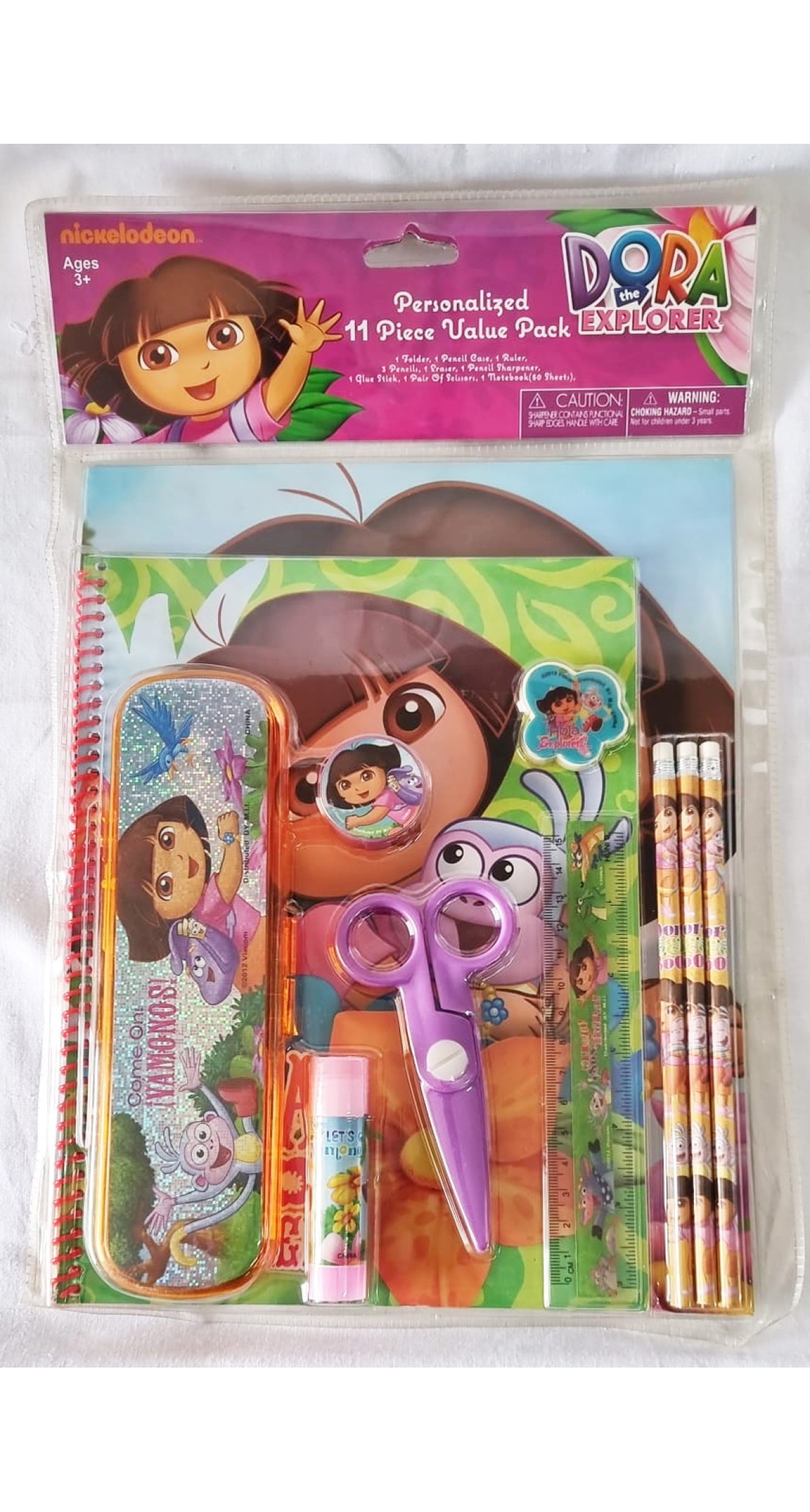Dora The Explorer Stationery Set 11pcs - For Age 3+ Years
