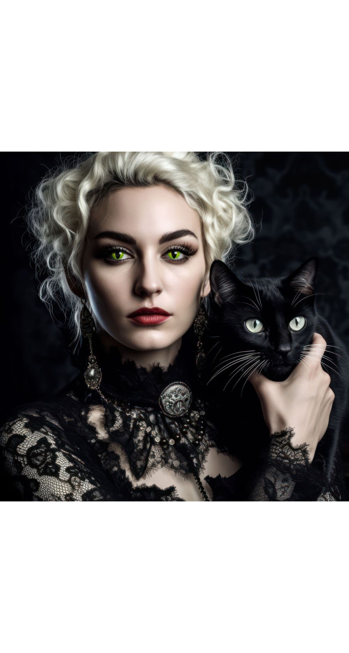 Contact Lenses Devilish Cat (1 Pair) - 12 Month Use - Image 3