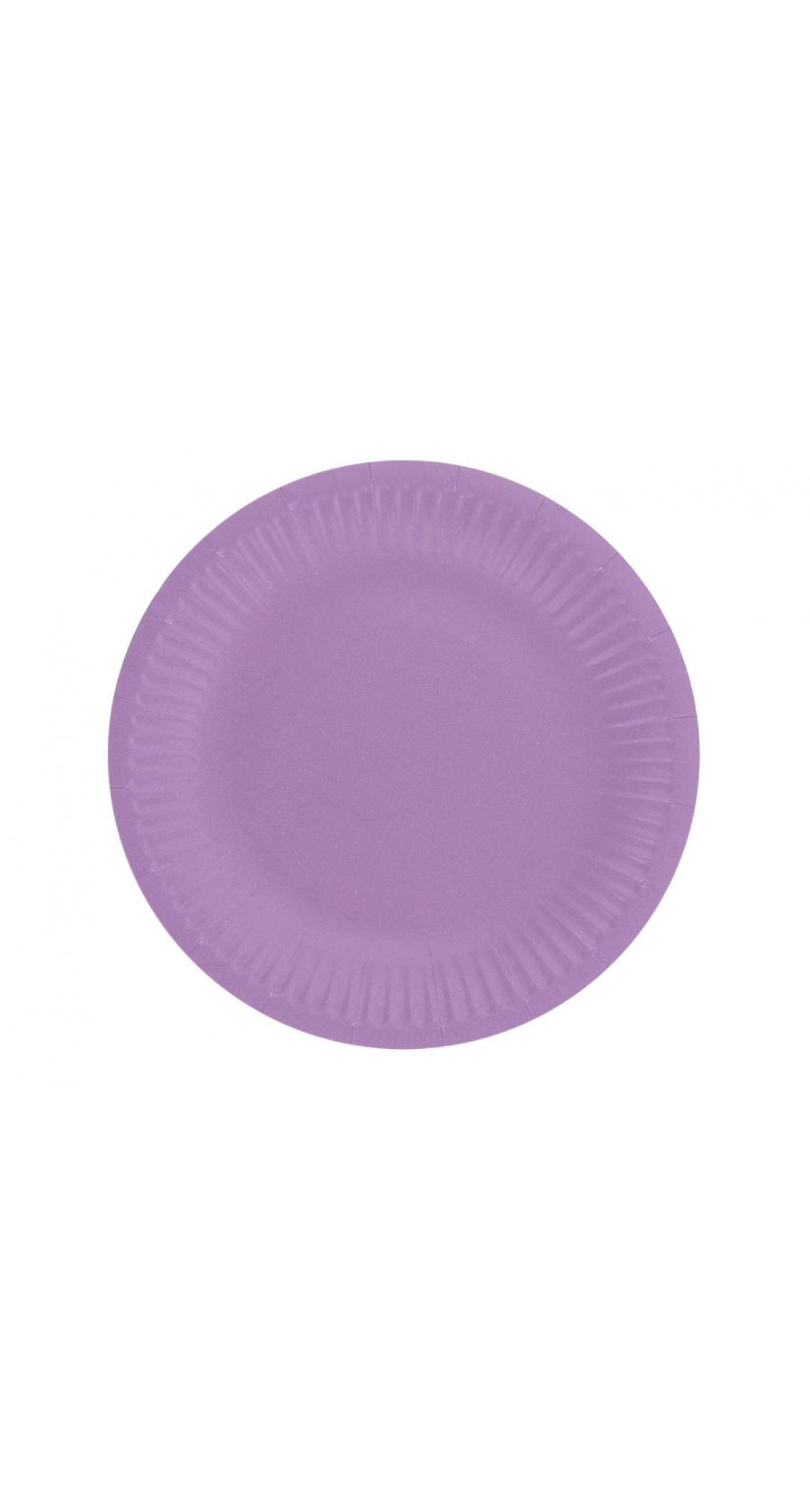 Solid Colour Paper Plates 18cm Lavander - 6pk