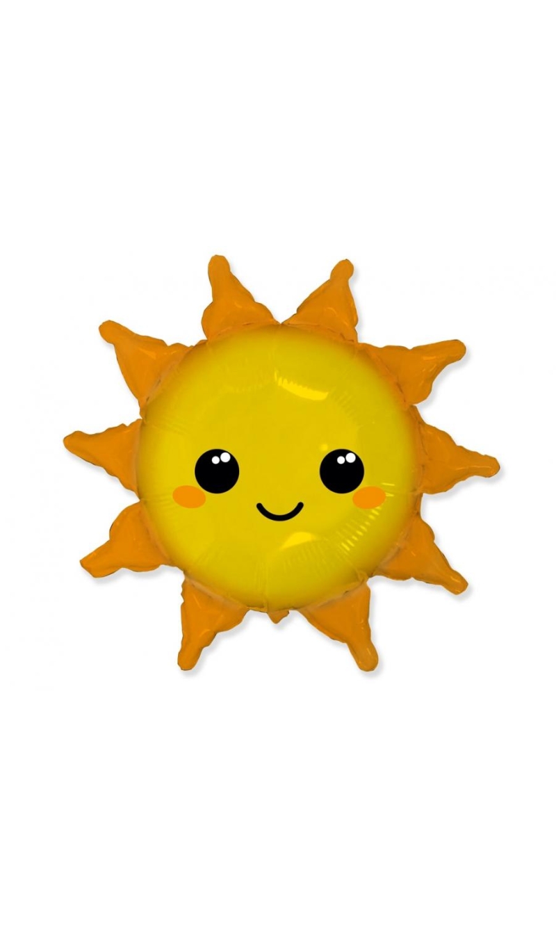 Happy Sun Foil Balloon - 24 Inch