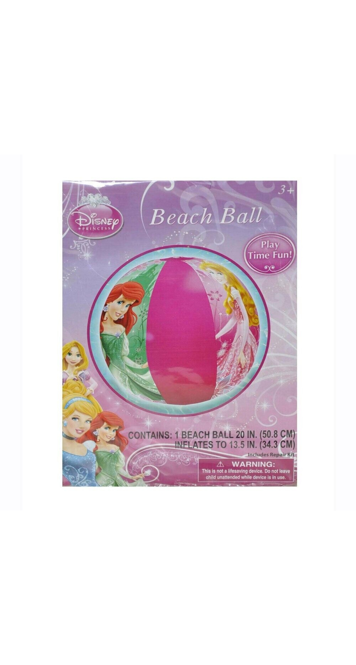 Disney Princess Beach Ball 50.8x34.3cm - For Age 3+ Years