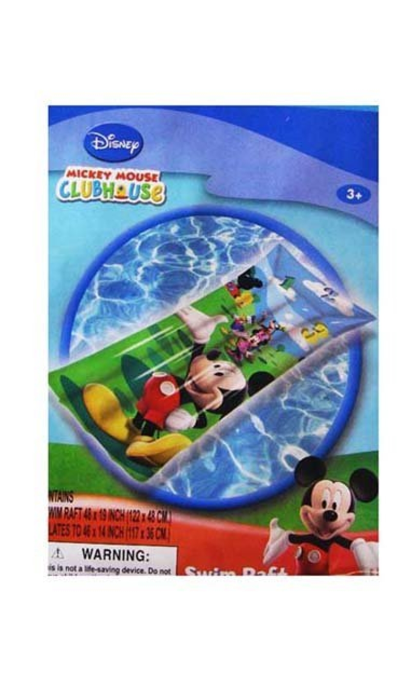 Disney Mickey Mouse Swim Raft 122x48cm - For Age 3+ Years