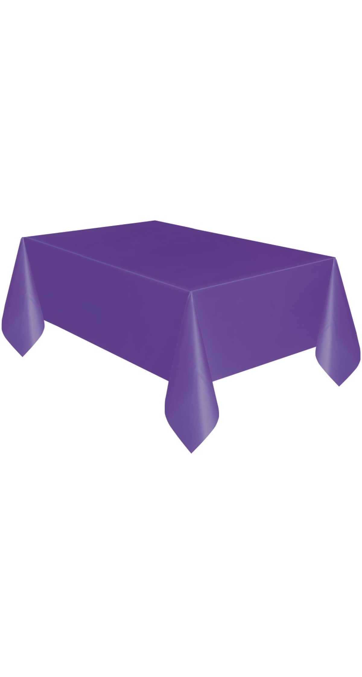 Neon Purple Rectangular Plastic Table Cover - 137 x 274cm