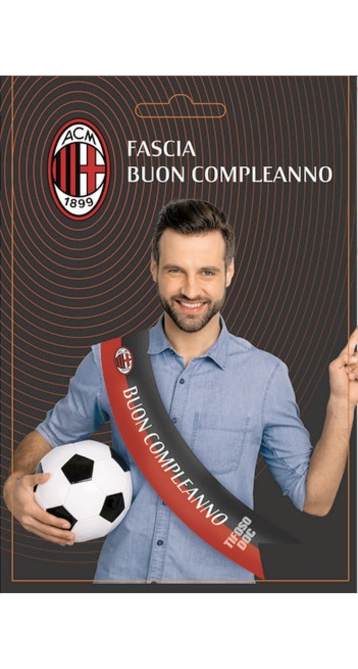 Milan Buon Compleanno Sash