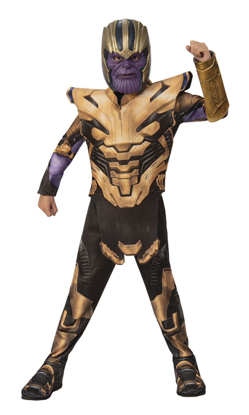 Official Licensed Thanos Costume (Size L) - Age 8 to 10 Years
