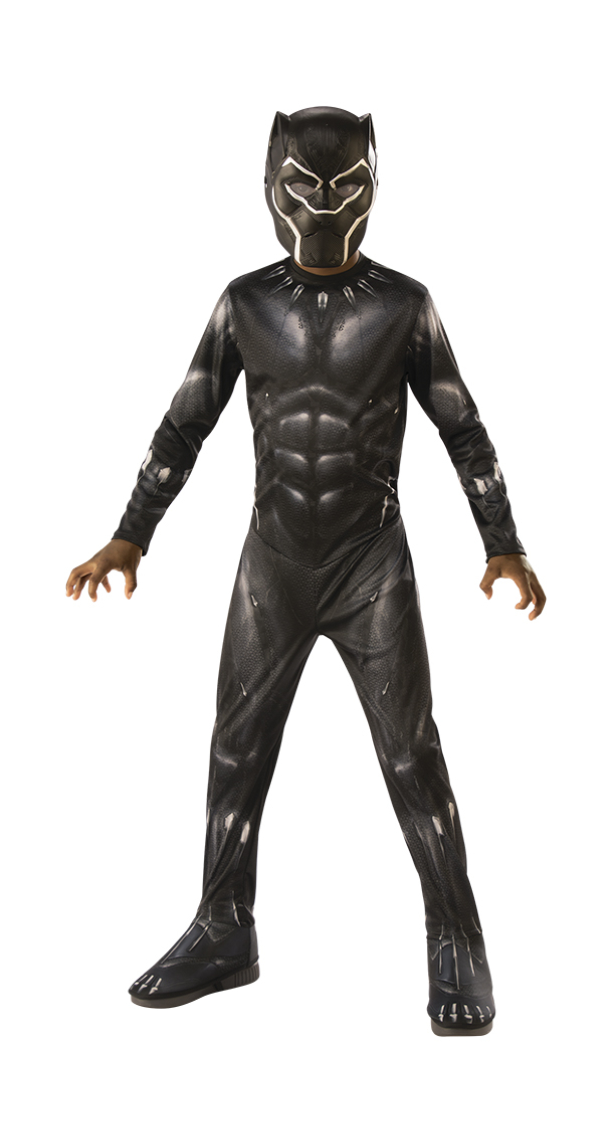 Official Licensed Black Panther Costume (Size S) - Age 3 to 4 Years