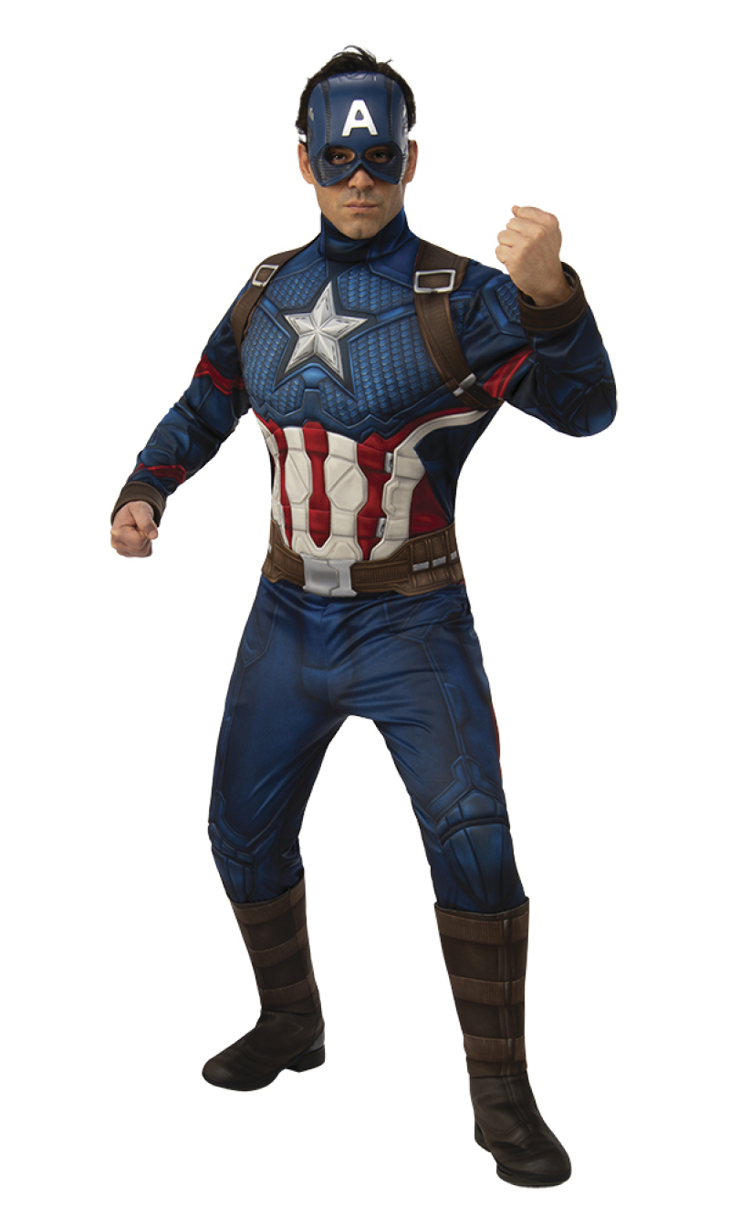 Official Licensed Capitan America Costume - Adult Size Extra Large