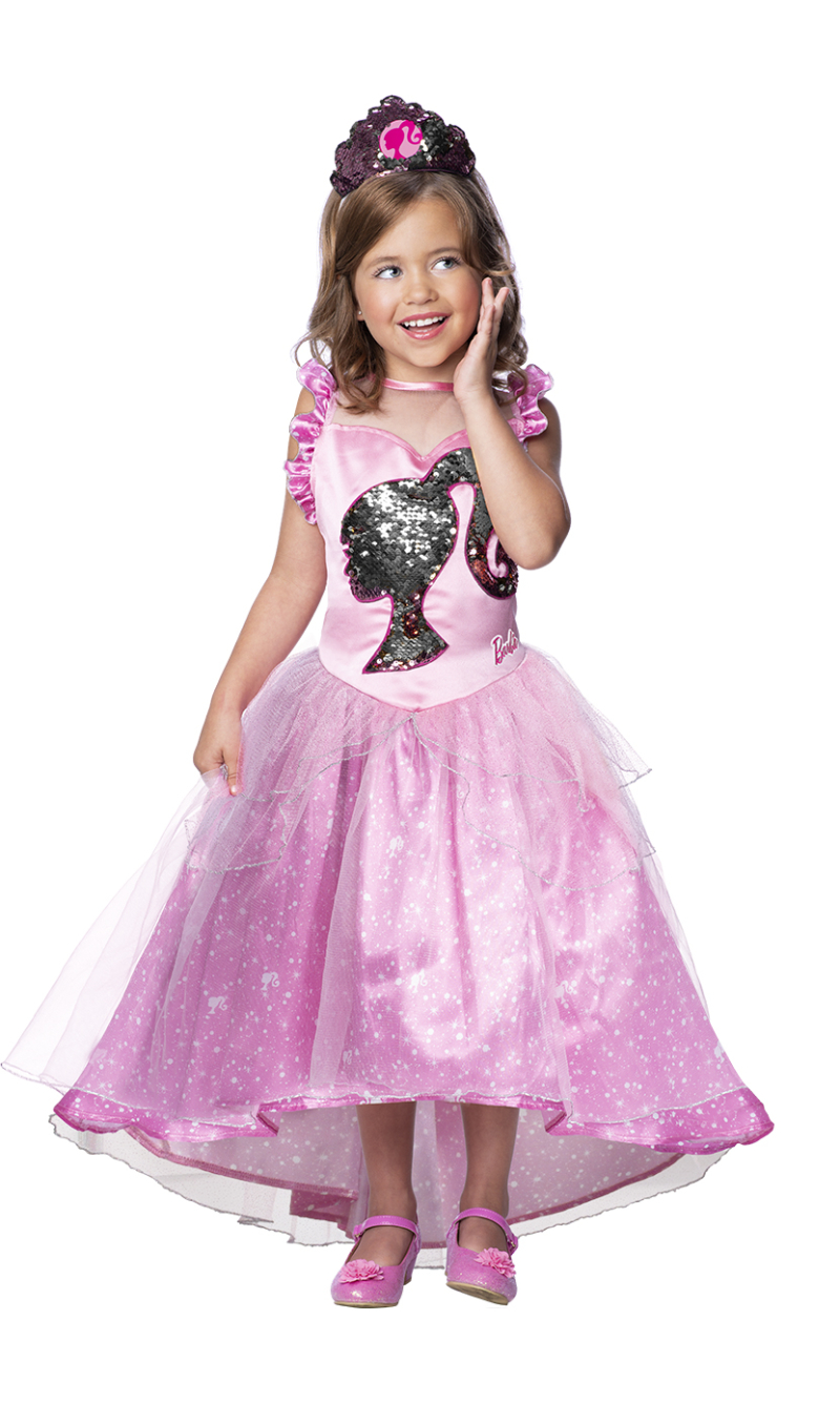 Official Licensed Barbie Princess Costume - Adult Age 3 to 4 Years