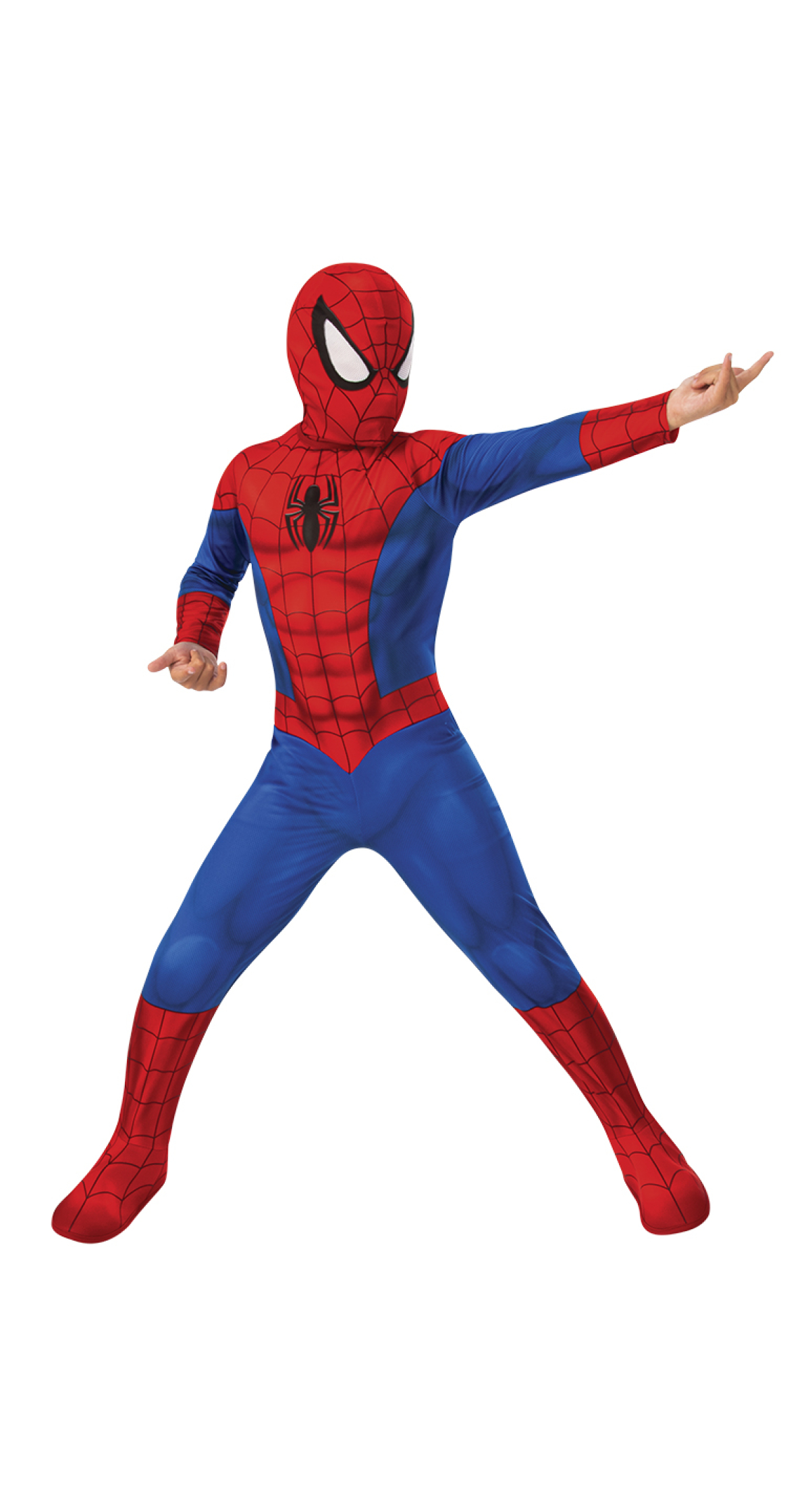 Official Licensed Spiderman Classic Costume (Size L) - Age 8 to 10 Years