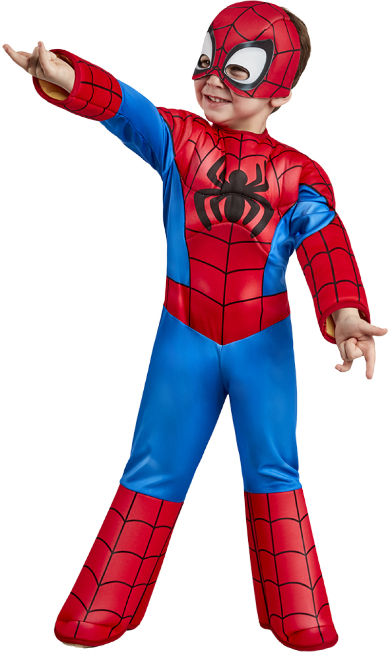 Official Licensed Spider-Man Costume (Size 2T3T) - Age 2 to 3 Years