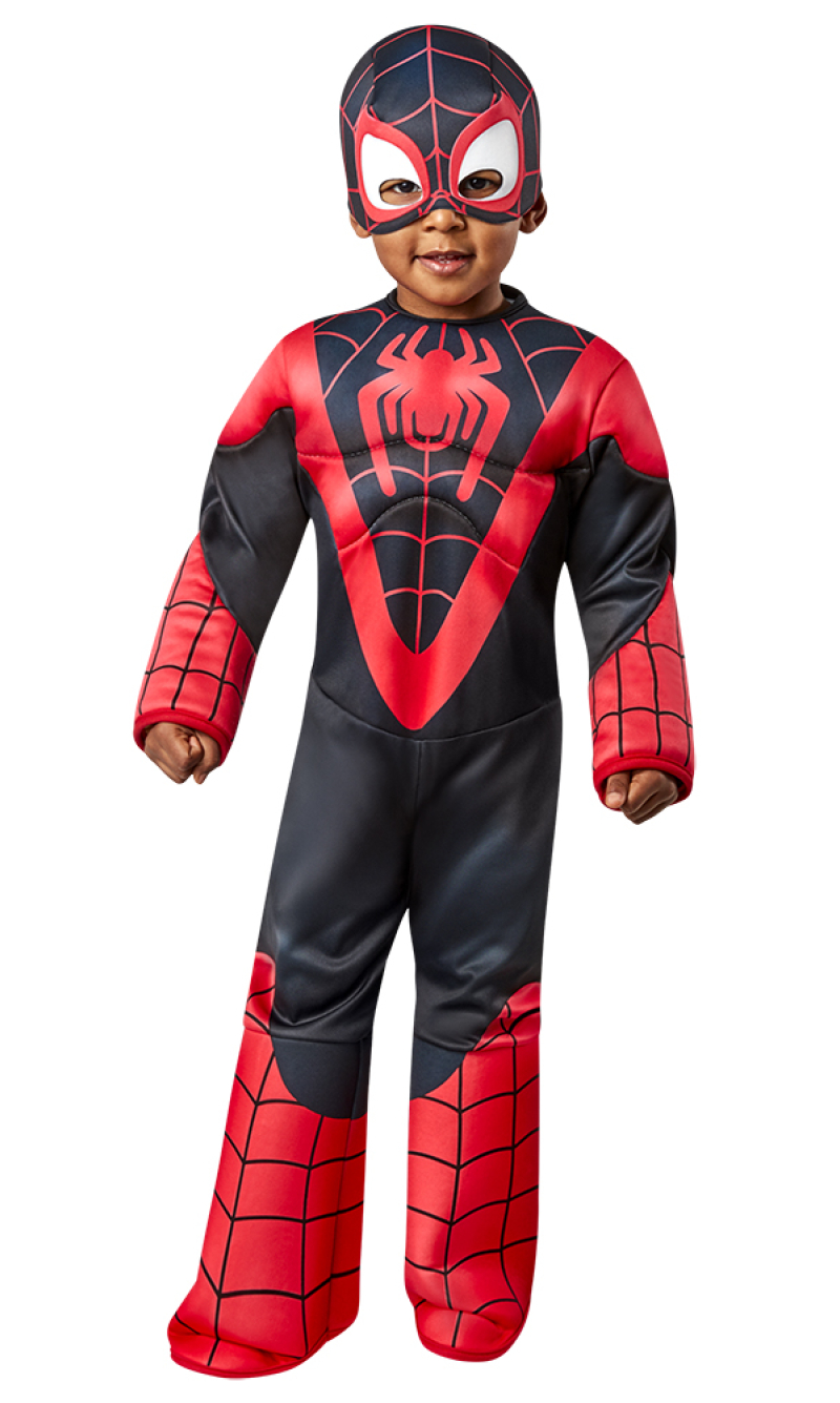 Official Licensed Miles Morales Spin Deluxe Costume - Age 2 to 3 Years