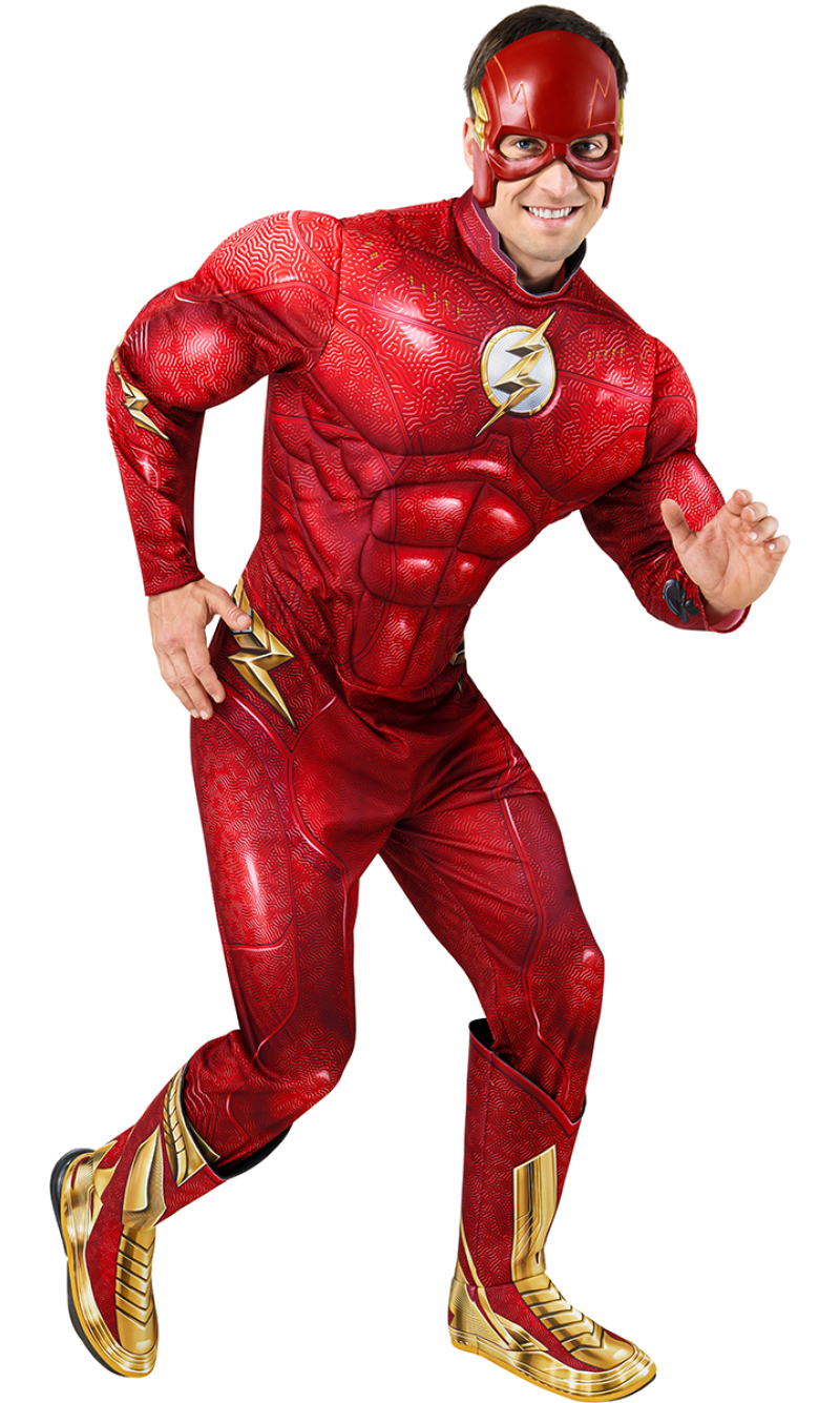 Official Licensed Flash Movie Deluxe Costume - Adult Size Large