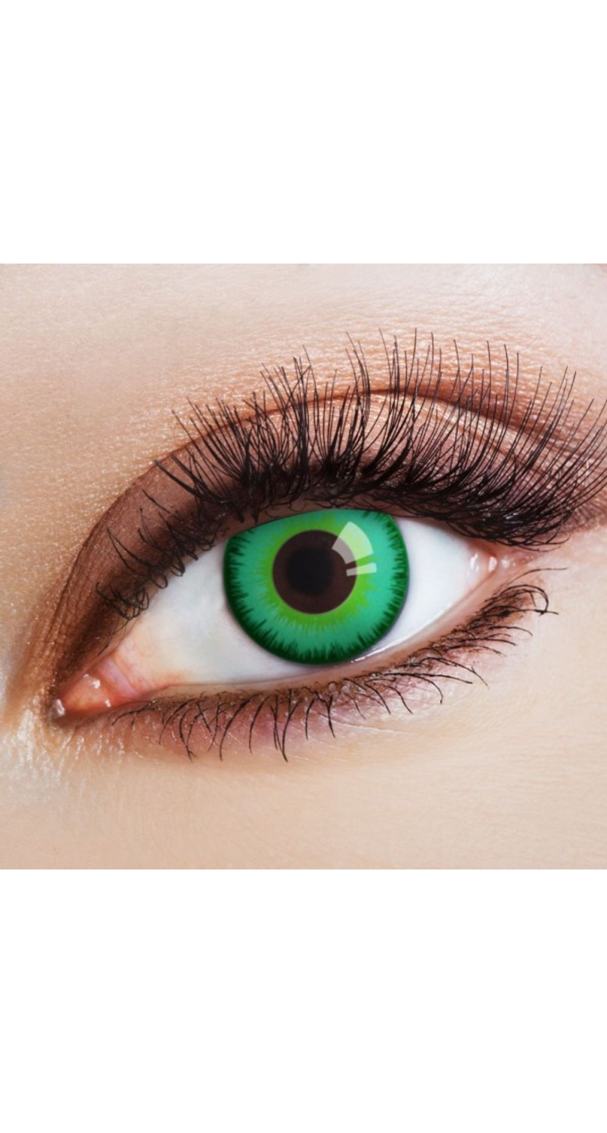 Contact Lenses Magic Green Eye (1 Pair) - 12 Month Use