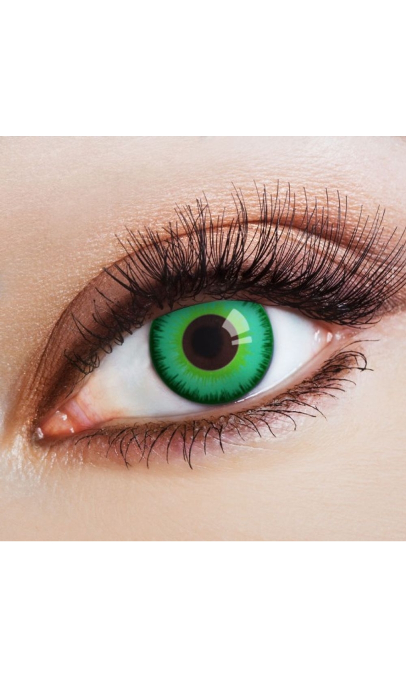 Contact Lenses Magic Green Eye (1 Pair) - 12 Month Use