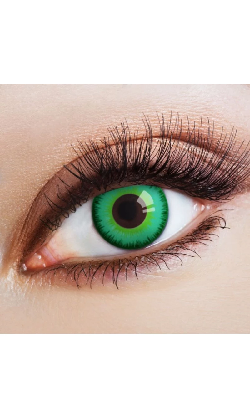 Contact Lenses Magic Green Eye (1 Pair) - 12 Month Use