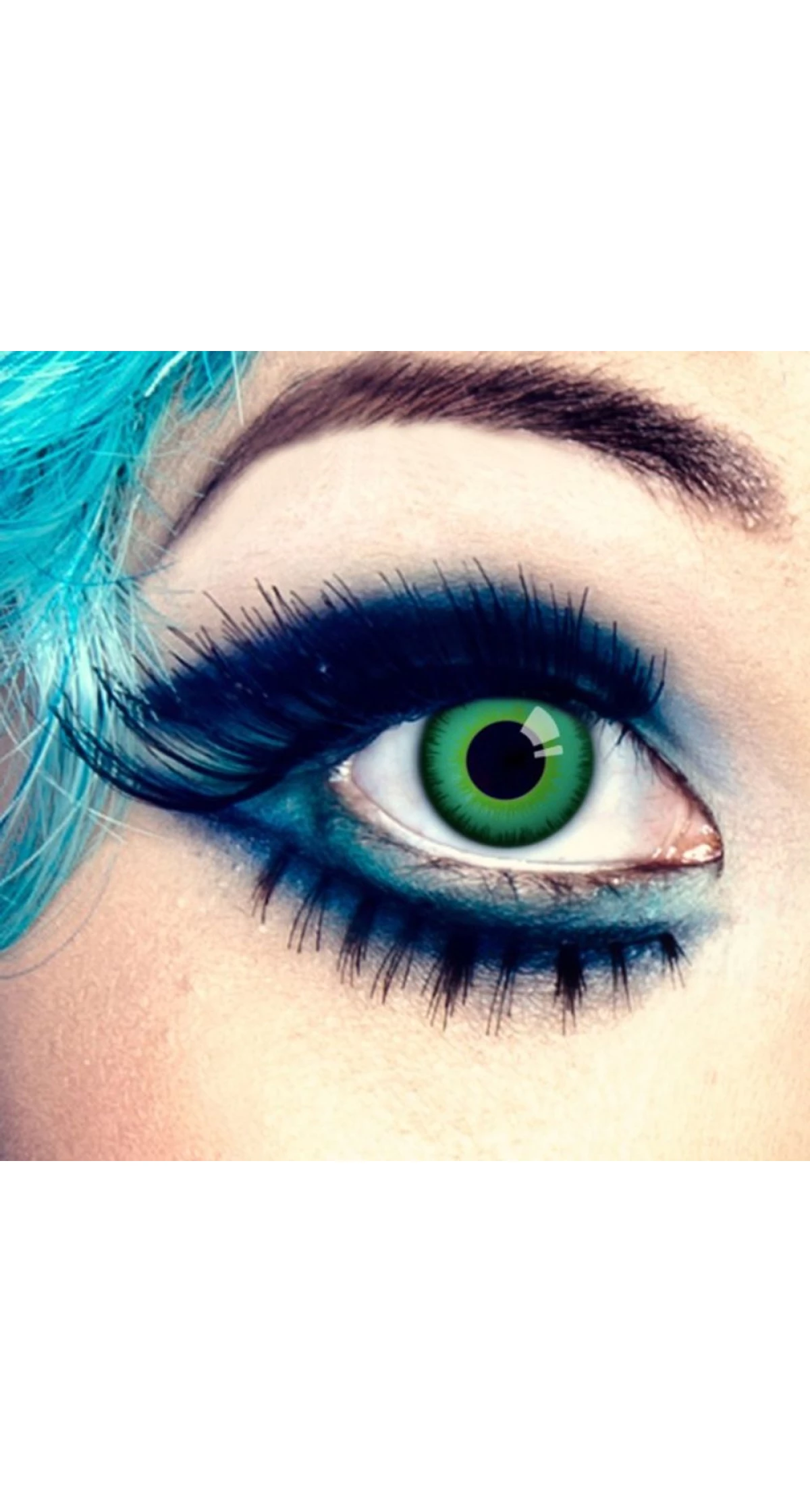 Contact Lenses Magic Green Eye (1 Pair) - 12 Month Use - Image 5