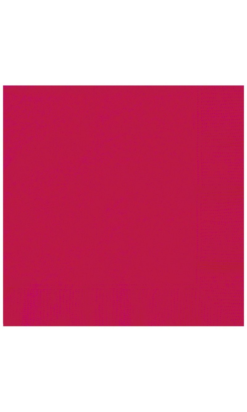 Ruby Red Luncheon Napkins - 20pk