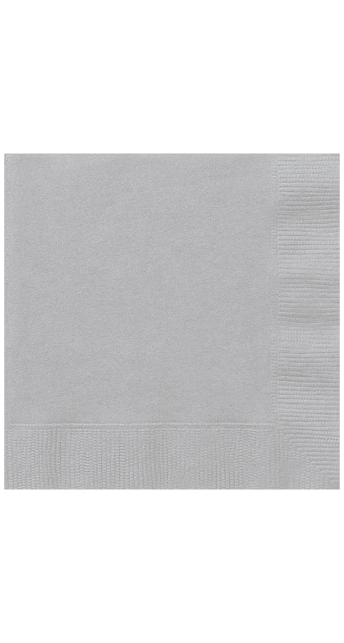 Silver Luncheon Napkins - 20pk