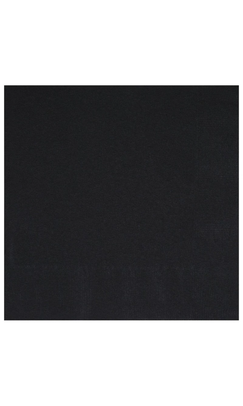 Midnight Black Luncheon Napkins - 20pk