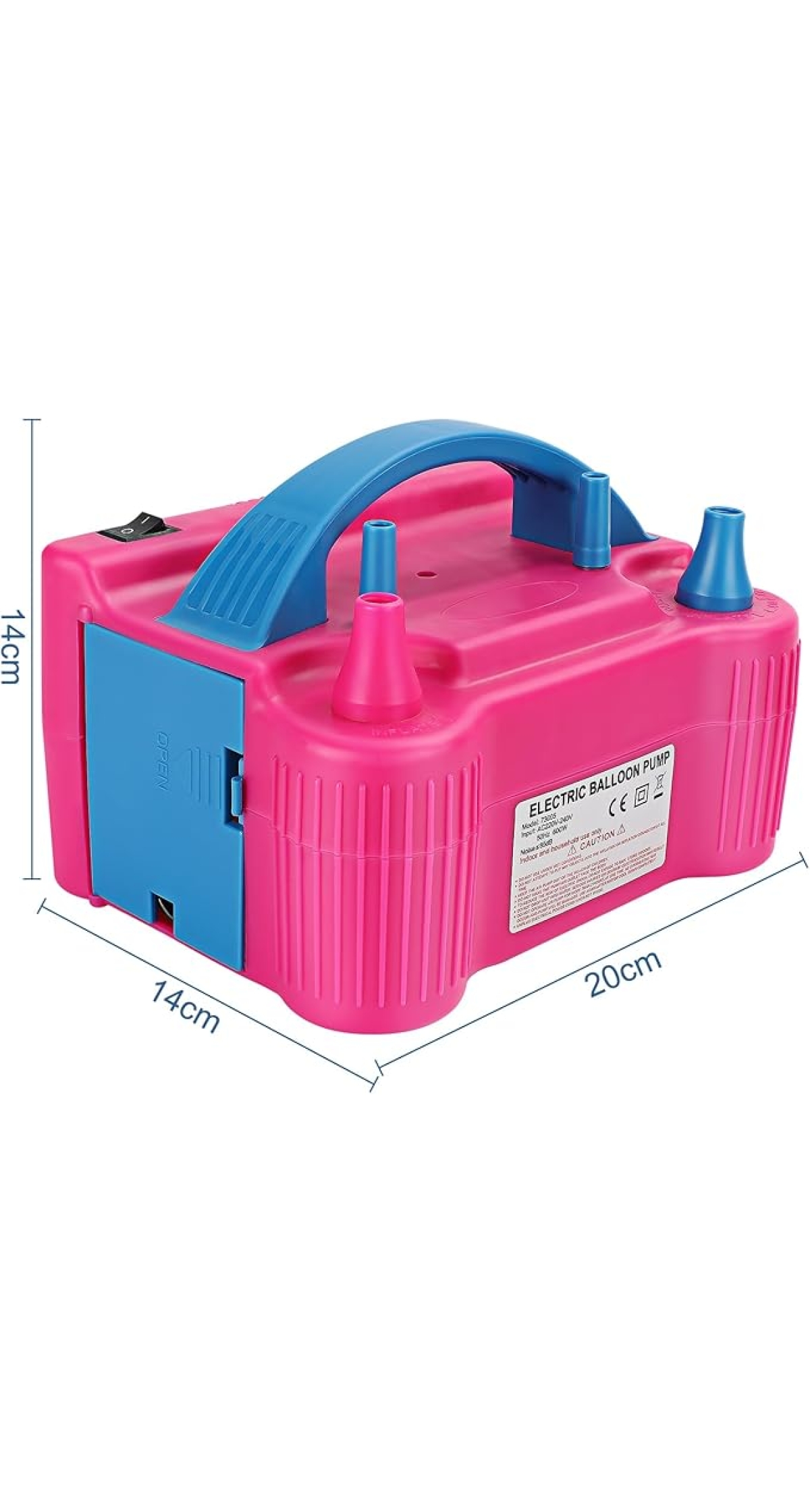 Electric Balloon Pump With Two Outputs 600w - 240v - Image 6