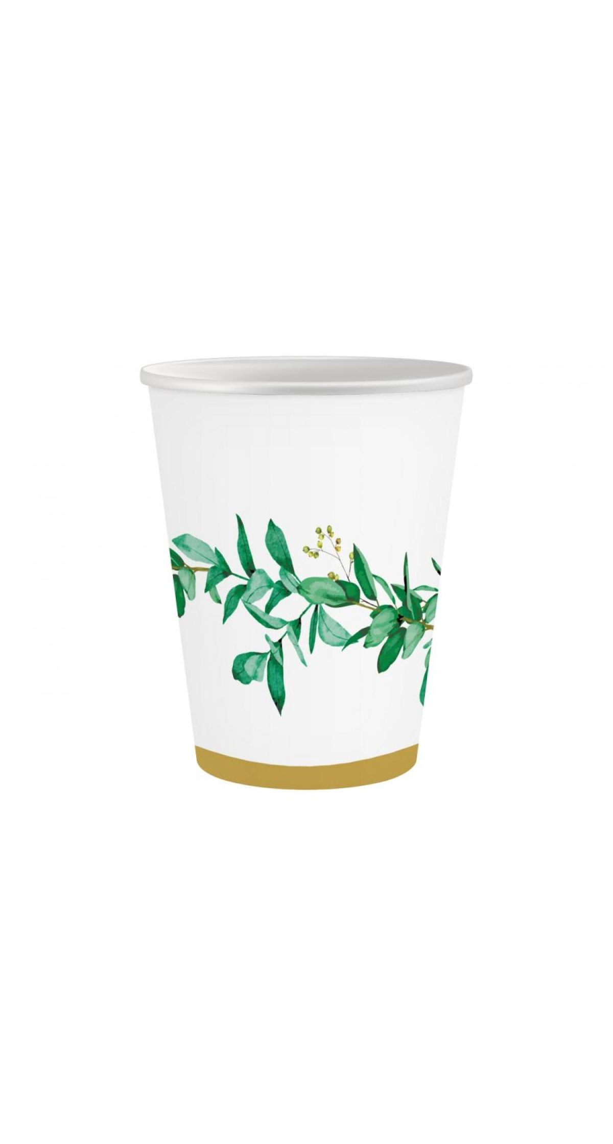 Celebrate (Leaves) Paper Cups 250ml - 6pk