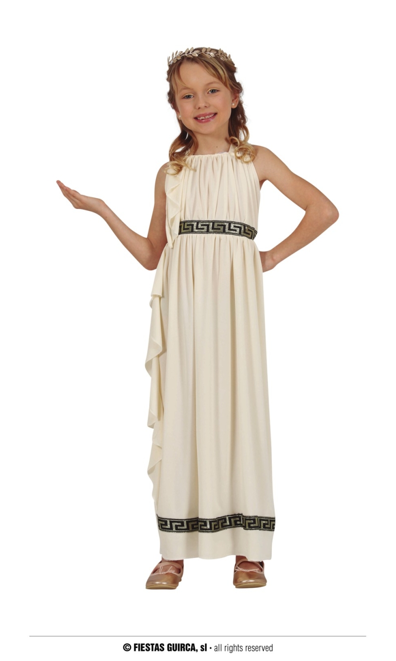 Greek Goddess Roman Girl Costume - Age 5 to 6 Years
