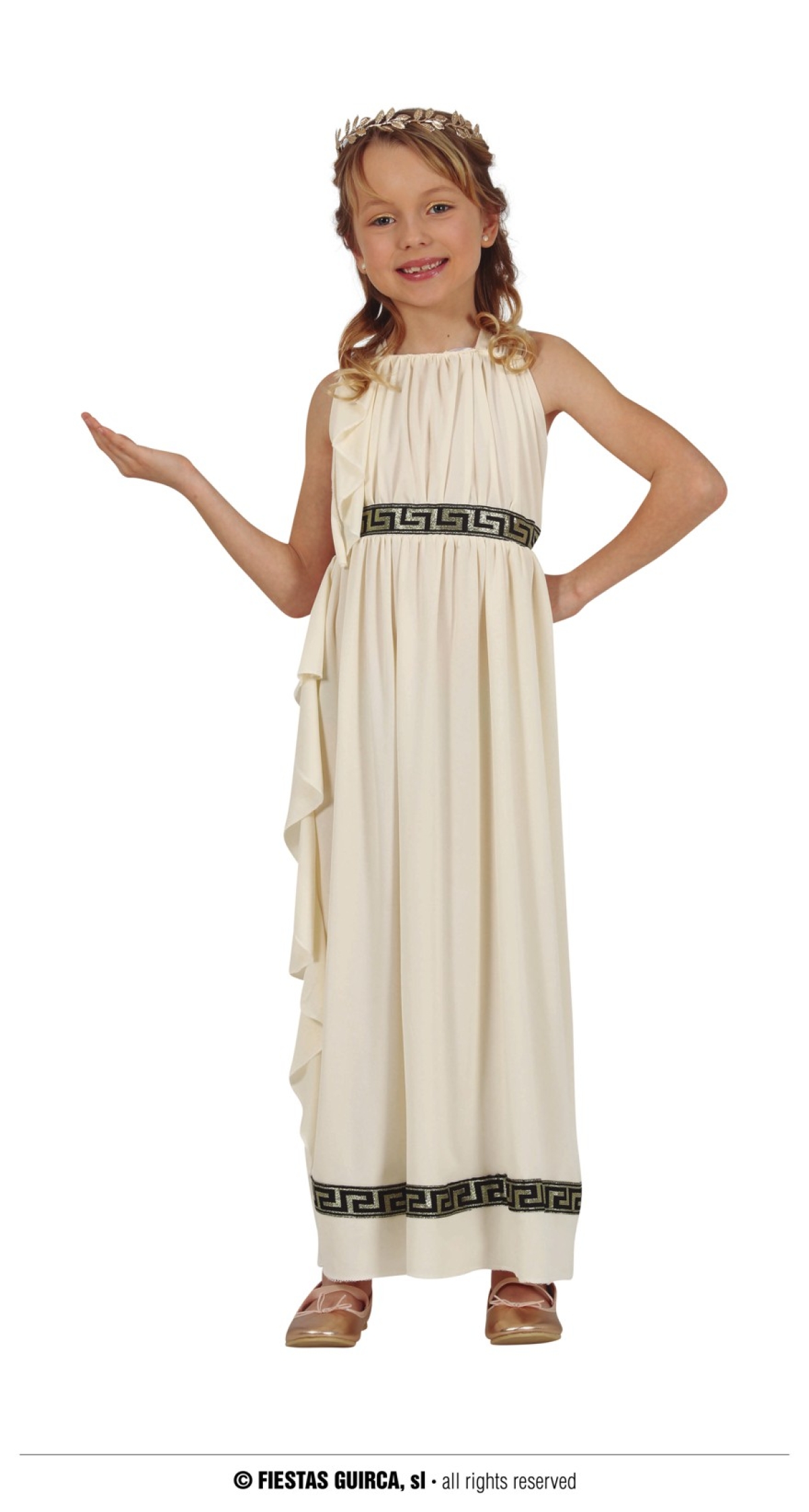 Greek Goddess Roman Girl Costume - Age 10 to 12 Years