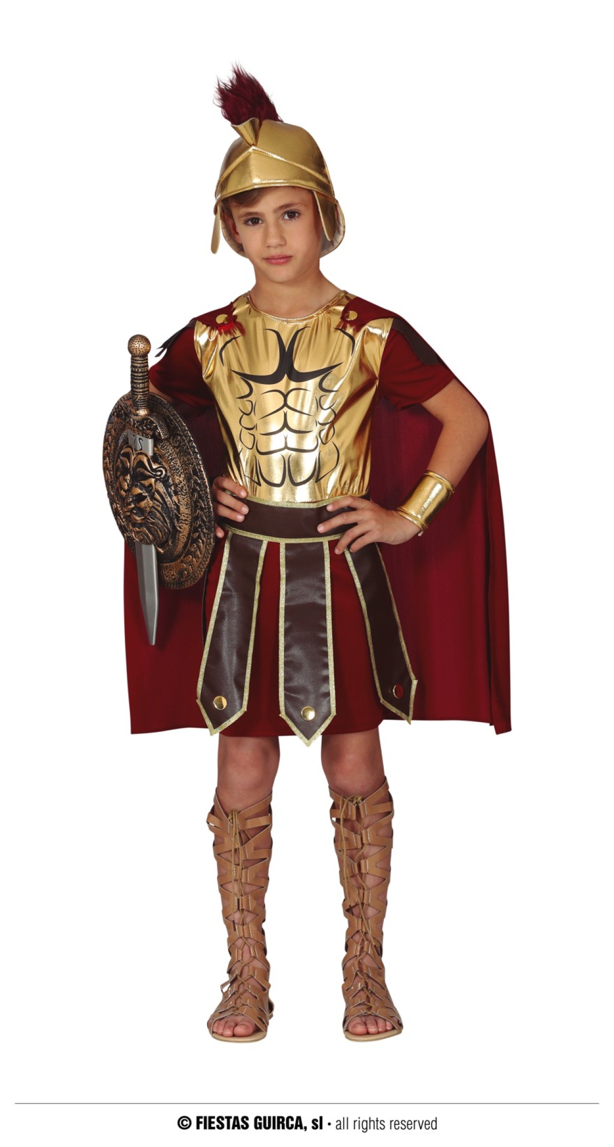Centurion Roman Boy Costume - Age 7 to 9 Years