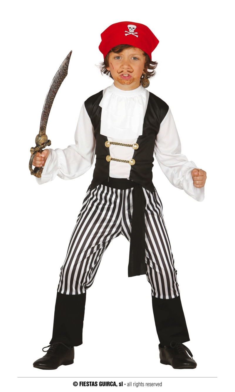 Striped Pirate - Age 3 to 4 Years