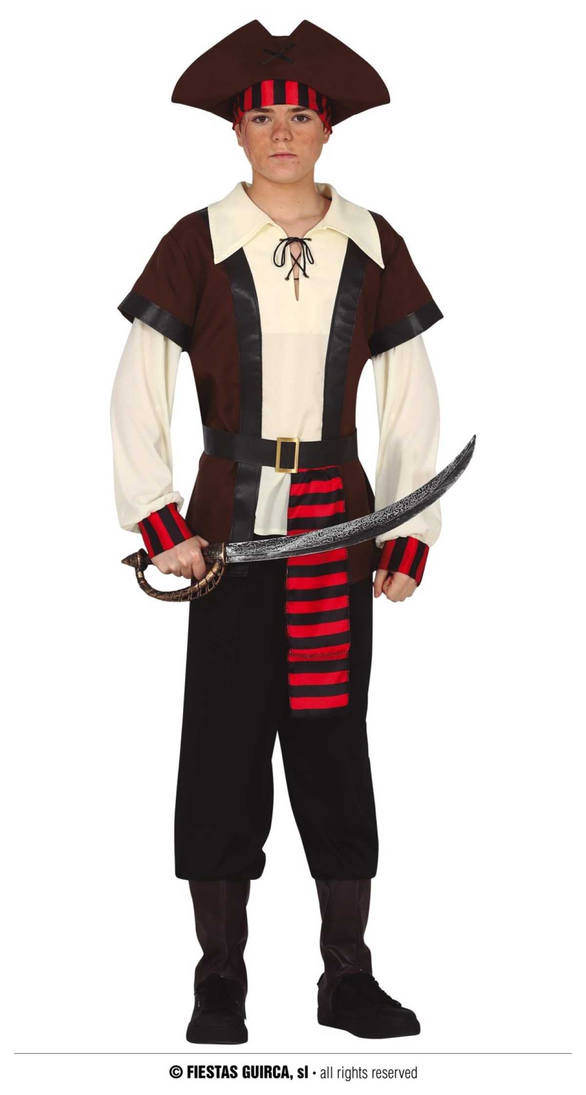Pirate Of The Seven Seas Teen Boy - Age 14 to 16 Years
