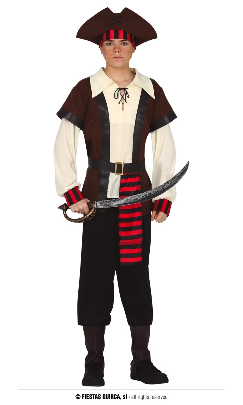 Pirate Of The Seven Seas Teen Boy - Age 14 to 16 Years