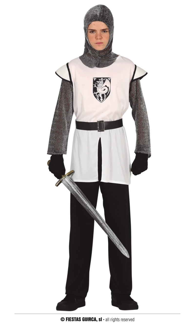 Medieval Knight Boy Costume - Age 14 to 16 Years