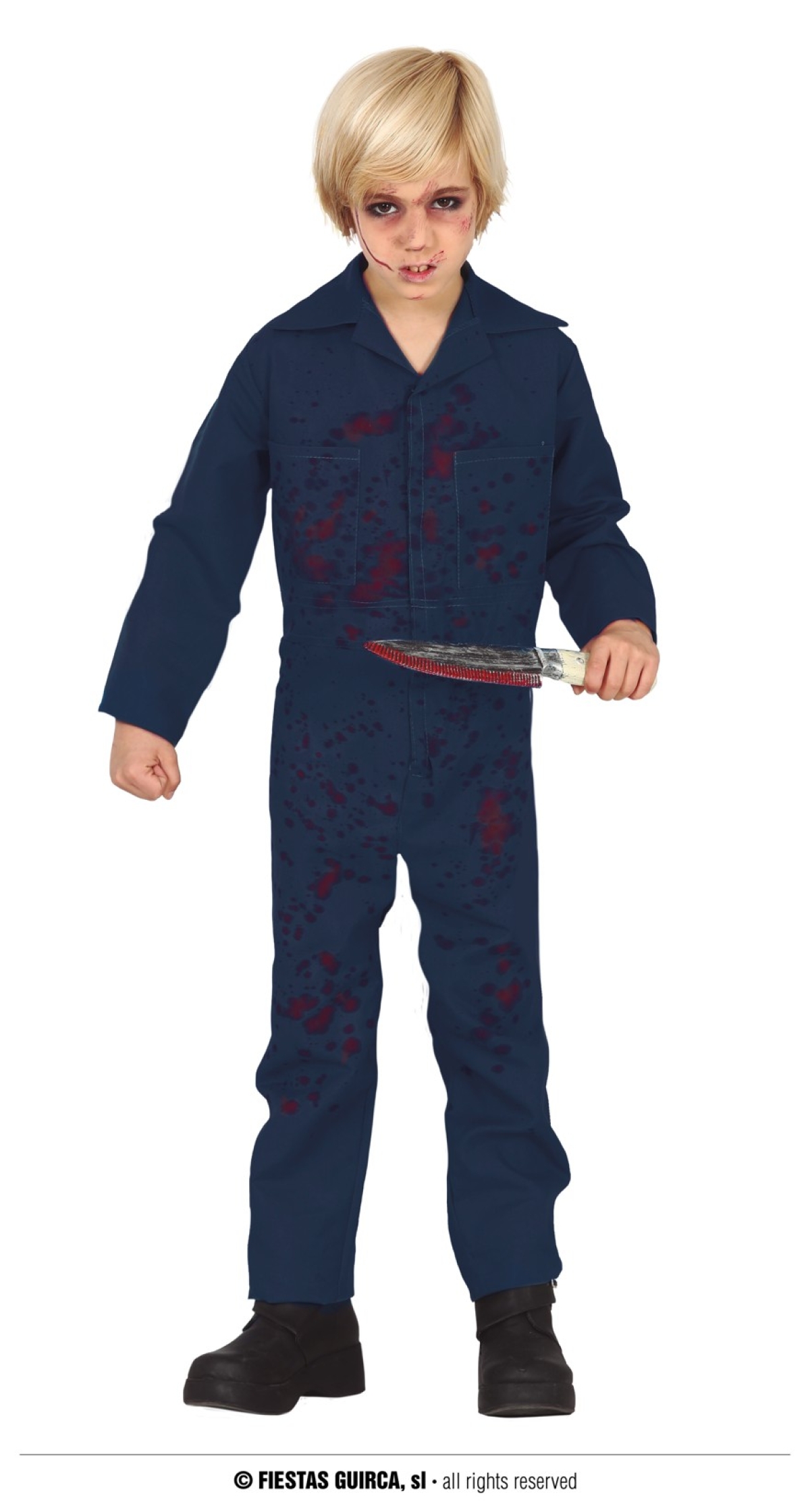 Michael Myers Boiler Suit Costume - Age 10 to 12 Years