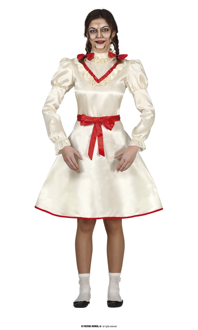 Annabelle Cursed Doll Costume - Age 14 to 16 Years