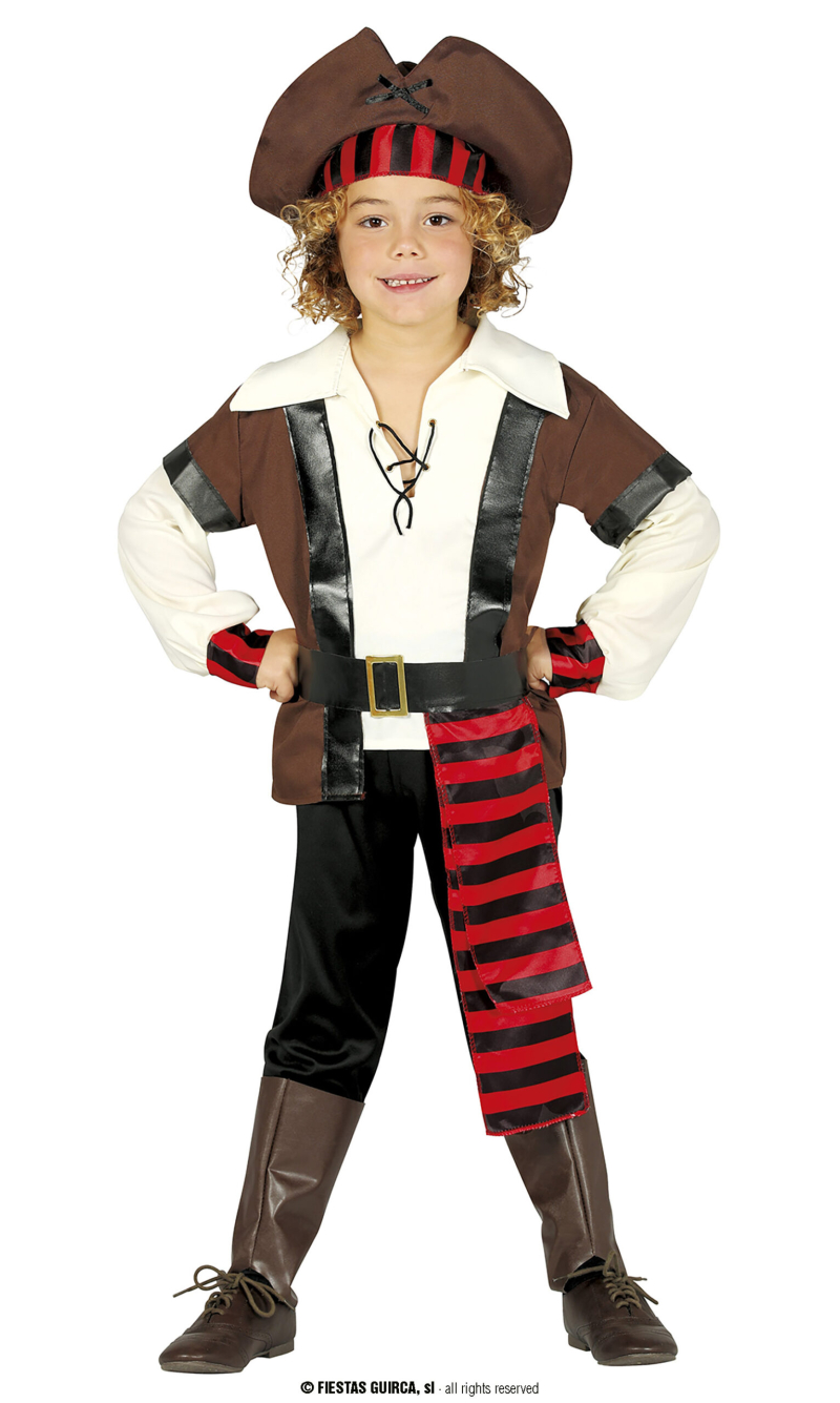 Pirate Of The Seven Seas Boy - Age 10 to 12 Years