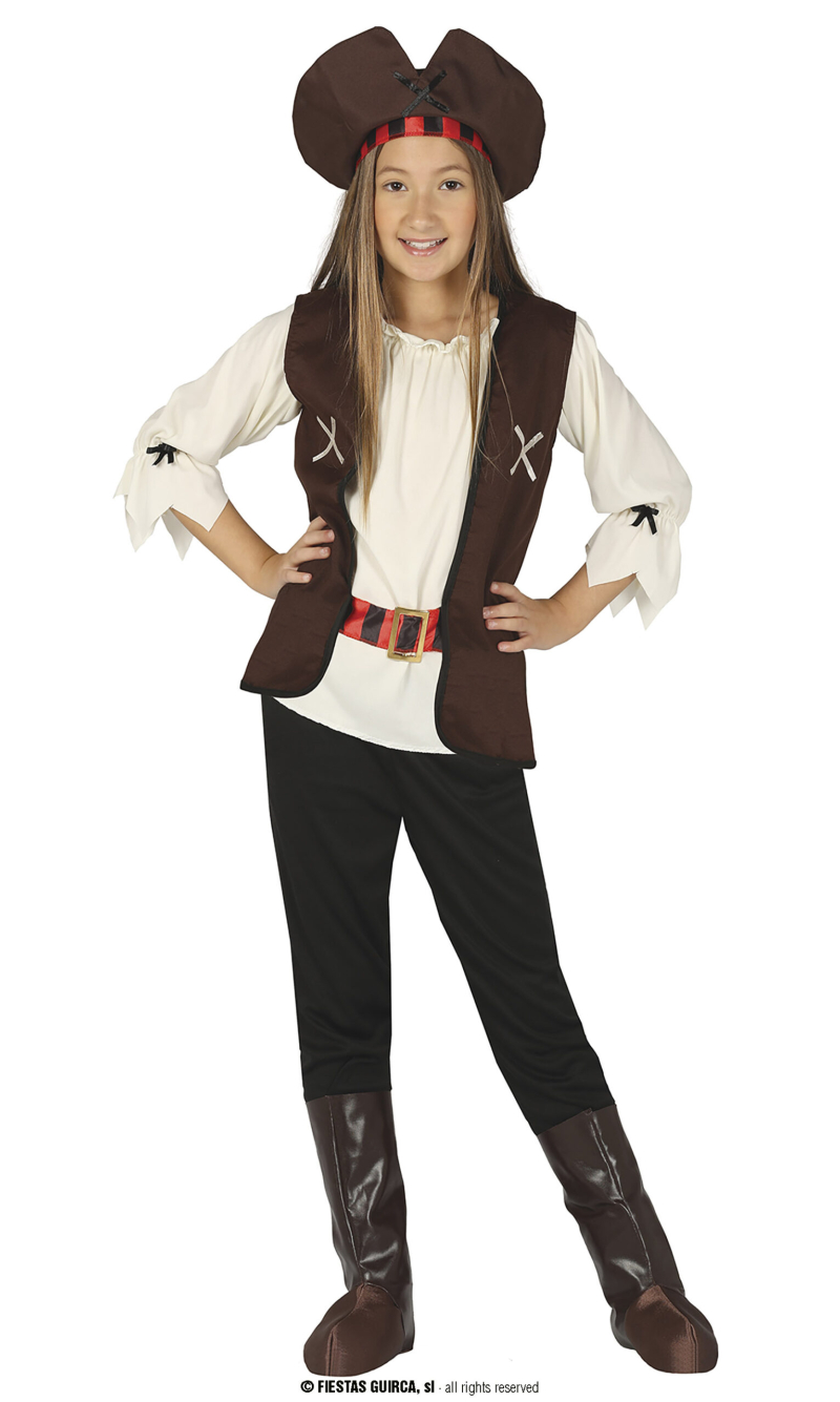 Pirate Of The Seven Seas Girl - Age 7 to 9 Years