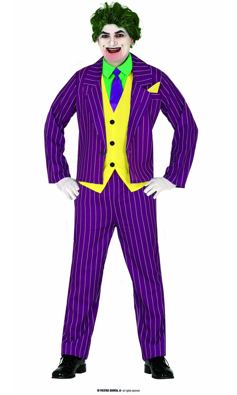 Crazy Joker Costume  - Age 14 to 16 Years