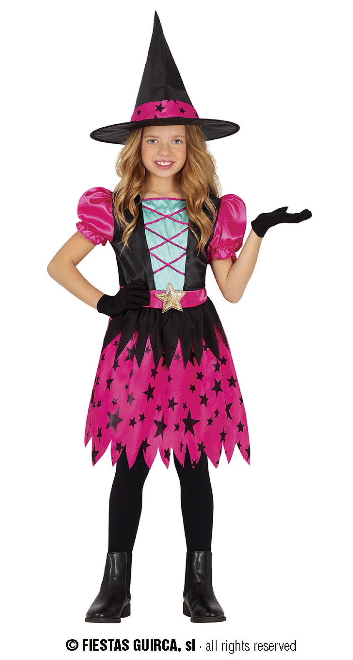 Pink Star Witch - Age 10 to 12 Years