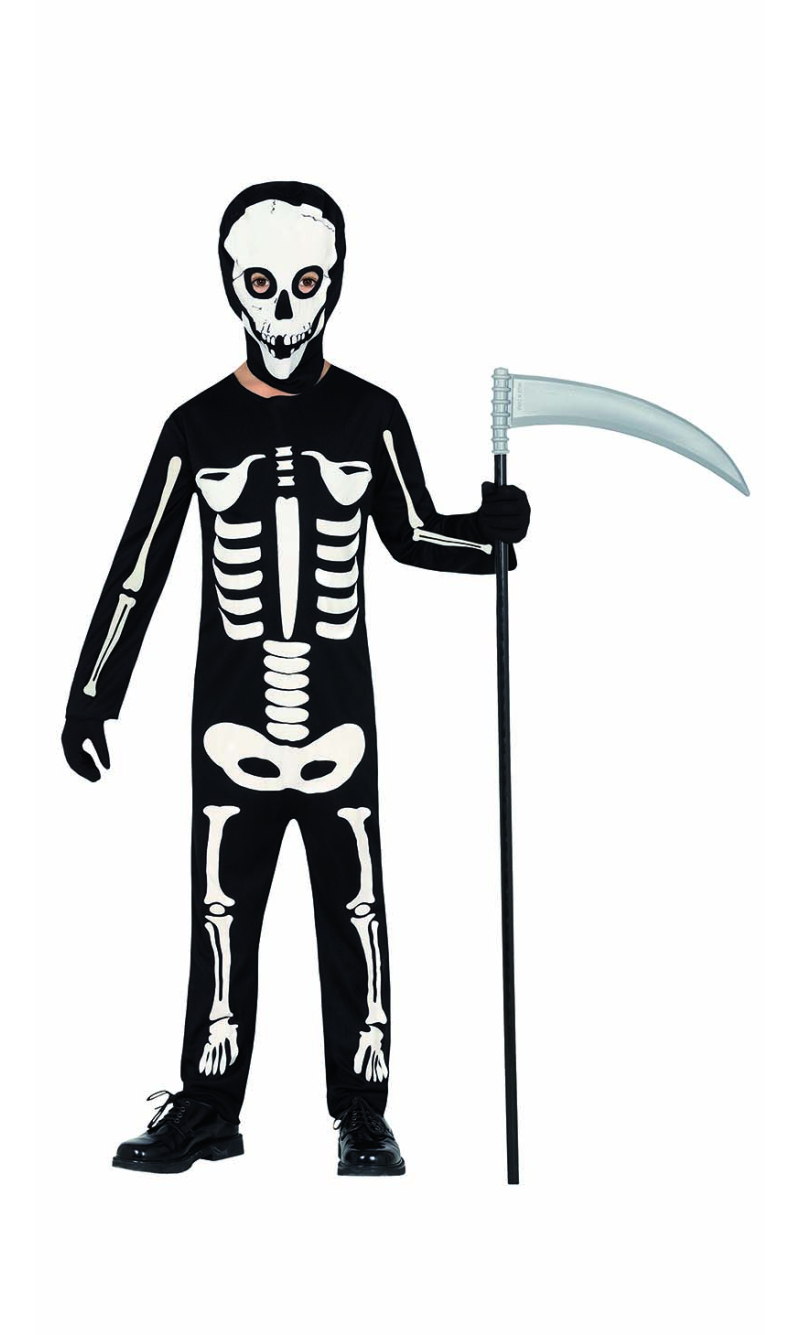 Skeleton Game Boy Costume - Age  3 to 4 Years